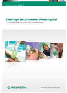 Catálogo de produtos Intersurgical