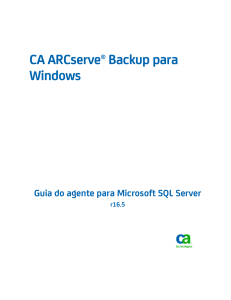 Guia do agente para Microsoft SQL Server do CA ARCserve Backup