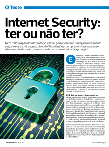 Internet Security: ter ou não ter?