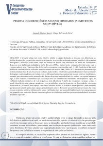 4 5 pessoas com deficiência nas universidades: inexistentes ou