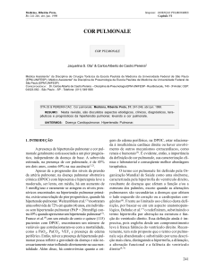 cor pulmonale - Revista Medicina, Ribeirão Preto