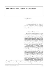 O Brasil entre o arcaico e o moderno