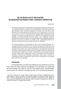 Baixar este arquivo PDF - Centro Scalabriniano de Estudos