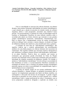Geografia: A Dimensão Espacial da Sociedade