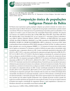 Composição étnica de populações indígenas Pataxó da Bahia