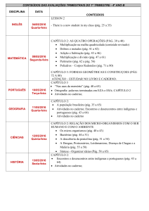 LESSON 2 - There is a new student in my class (pág. 25 a 35