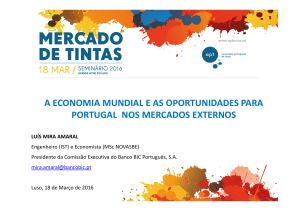a economia mundial e as oportunidades para portugal