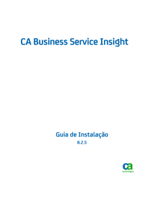 Guia de Instalação do CA Business Service Insight