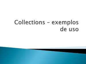 Collections – exemplos de uso