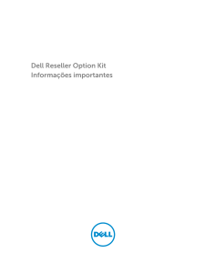 Dell Reseller Option Kit Informações importantes