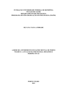 Silvana V. Andrade_A rede de atendimento em saúde mental