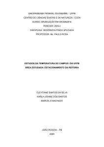 universidade federal da paraíba – ufpb centro de ciências exatas e