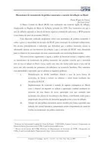 PERSPECTIVAS DE CRESCIMENTO DA ECONOMIA