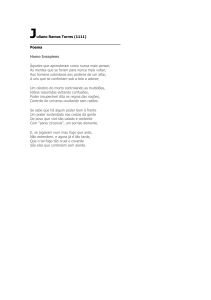 Juliano Ramos Torres (1111) Poema Homo Insapiens Àqueles que