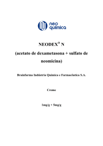 Neodex N - Bula para o profissional da saúde