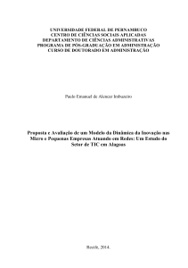 Proposta e Avaliação de um Modelo da Dinâmica da Inovação nas