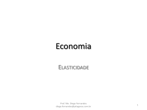elasticidade - Prof. Diego Fernandes