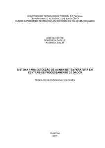 sistema para detecção de avaria de temperatura em