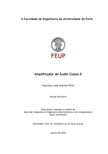 Amplificador de Áudio Classe D