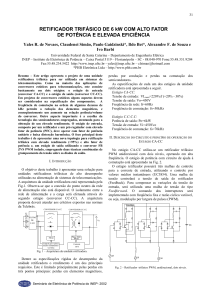 RETIFICADOR TRIFÁSICO DE 6 kW COM ALTO FATOR DE