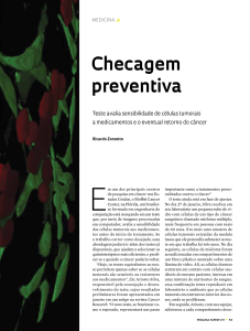 Checagem preventiva - Revista Pesquisa Fapesp