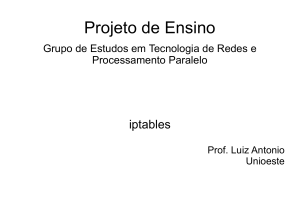 iptables - inf.unioeste.br