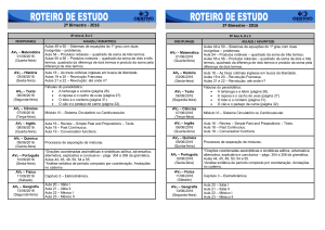 2º Bimestre - 2016 2º Bimestre