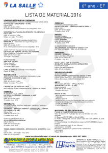 6º ano - EF - Rede La Salle