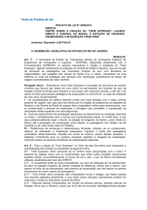 Texto do Projeto de Lei PROJETO DE LEI Nº 3009/2010 EMENTA