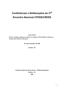 Anais CFESS CRESS 2008