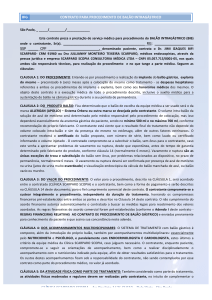 big contrato para procedimento de balão intragástrico clínica