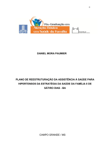 daniel mora paumier plano de reestruturação da assistência à