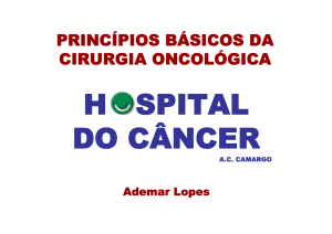 Princípios gerais da cirurgia oncológica