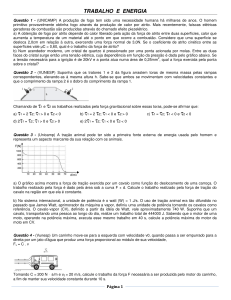 trabalho e energia