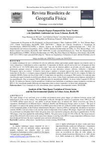 Revista Brasileira de Geografia Física
