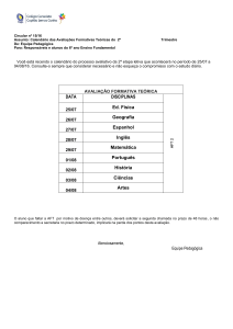 Circular nº 15 - Calendário AFT2