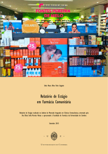 Relatorio de Estagio em Farmacia comunitaria Sofia