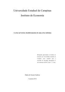 Universidade Estadual de Campinas Instituto de Economia