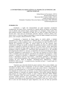 a controvérsia da equivalência na tradução automática de