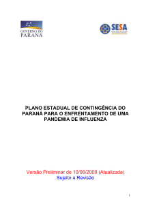 plano estadual de contingência do paraná para o