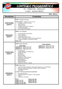 conteúdo programático a1