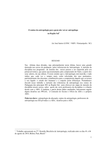 O ensino da antropologia para quem não vai ser antropólogo na