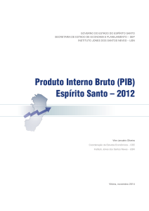 PIB Estadual 2012