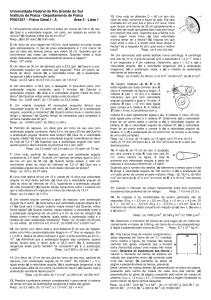 Lista 1 - Instituto de Física