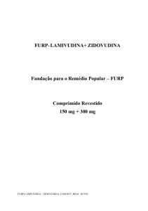 Bula Paciente - Furp - Governo do Estado de São Paulo