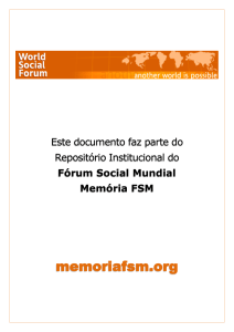 Baixar - Fórum Social Mundial