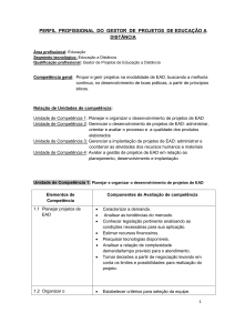 perfil profissional do gestor de projetos de educação a