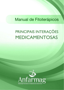 Manual de fitoterapicos interaçoes medicamentosas Anfarmag