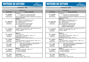 2º Bimestre - 2015 2º Bimestre