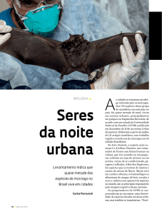 Seres da noite urbana - Revista Pesquisa Fapesp
